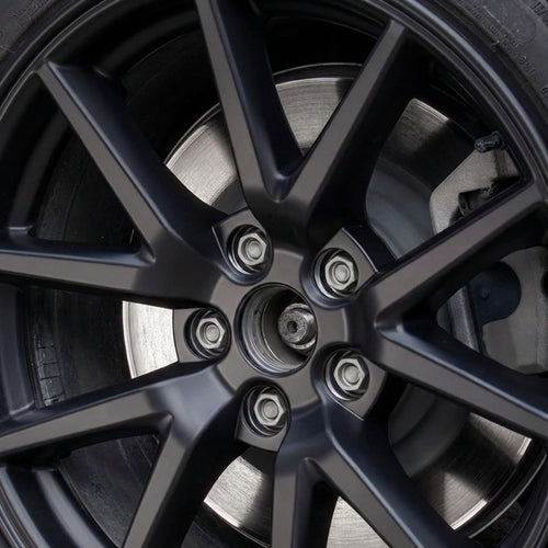 Design épuré de capsules de roue avec protection complète du jante