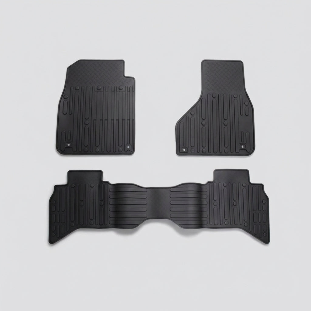 Tapis de sol Dodge RAM 1500 en TPE noir, texture diamantée