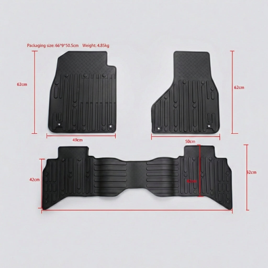 Ensemble 3 pièces de protection intérieure pour pick-up