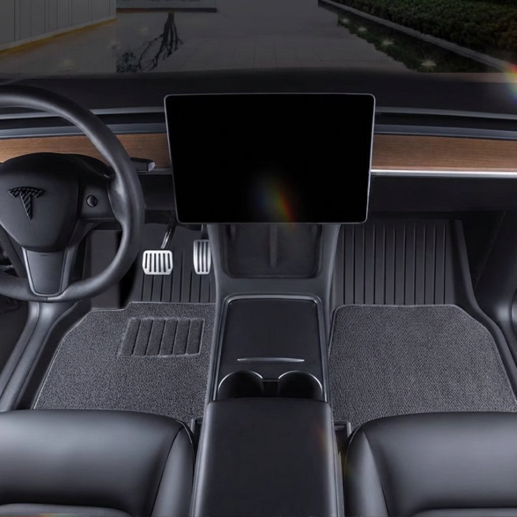 Premium All-Weather 3D Floor Mats & NAPA Trunk Liners for Tesla Model 3 Highland / Model Y