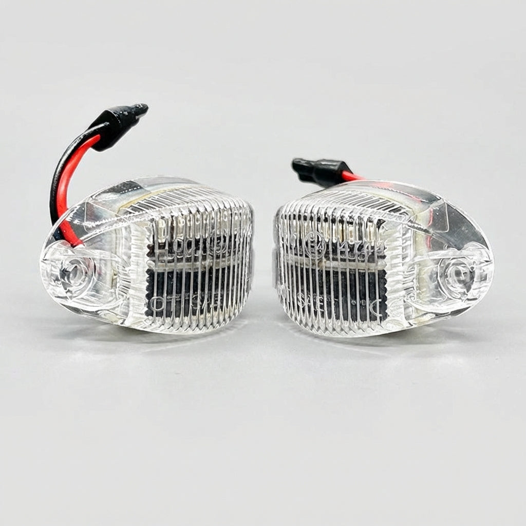 Ensemble de lampes LED pour plaque d'immatriculation Dodge RAM, design minimaliste noir